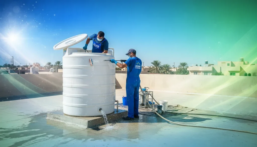 تنظيف خزانات مياه في أم القيوين