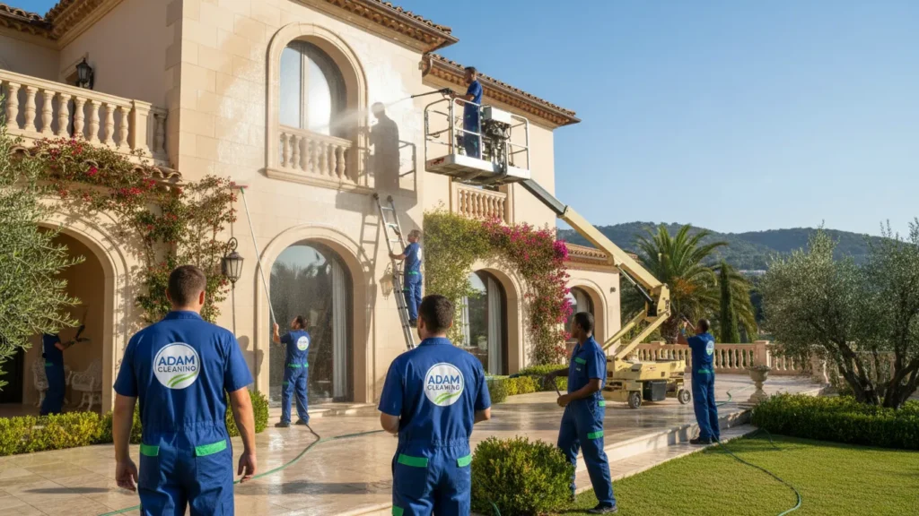 تنظيف واجهات في الشارقة