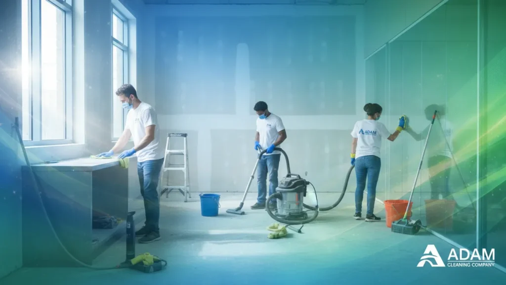 تنظيف بعد التشطيب 