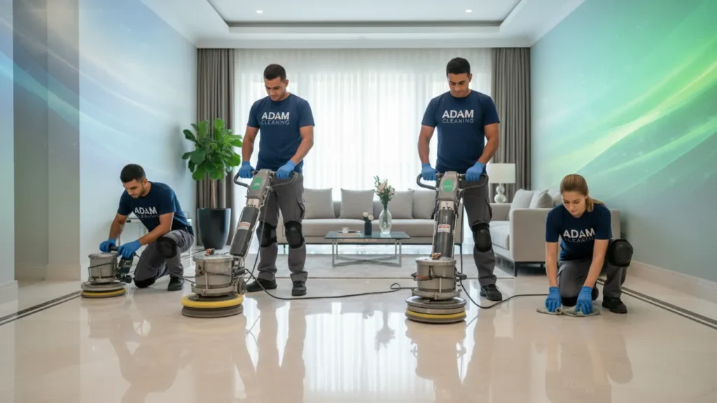 تنظيف أرضيات في العين