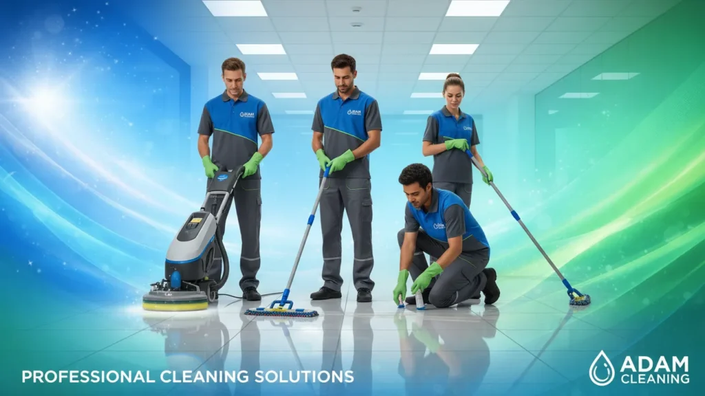 تنظيف أرضيات في العين