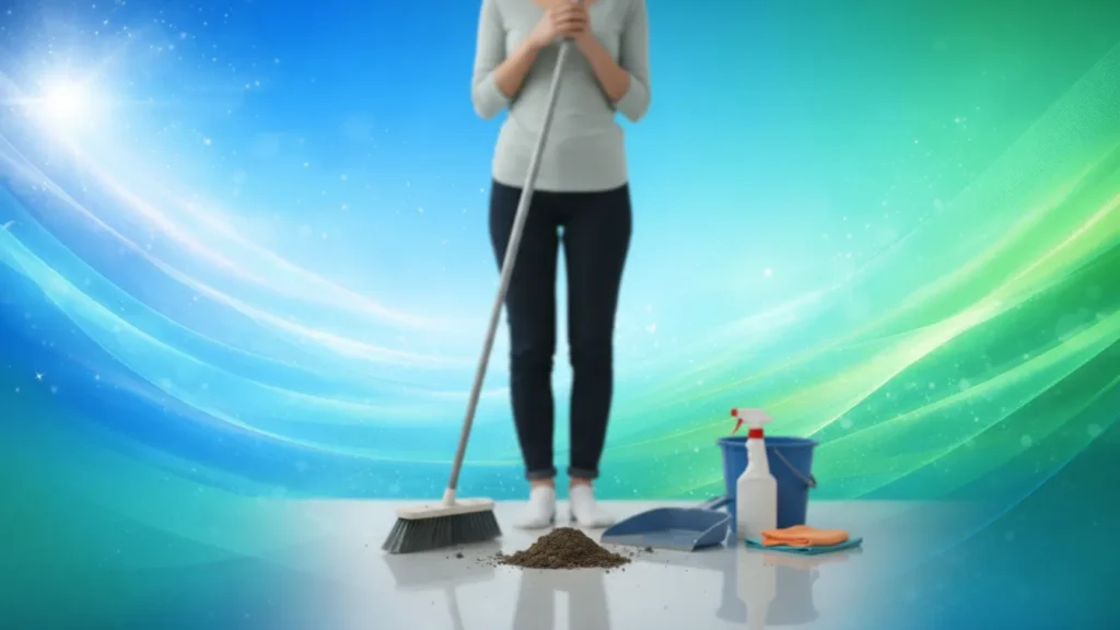 تنظيف بعد التشطيب 