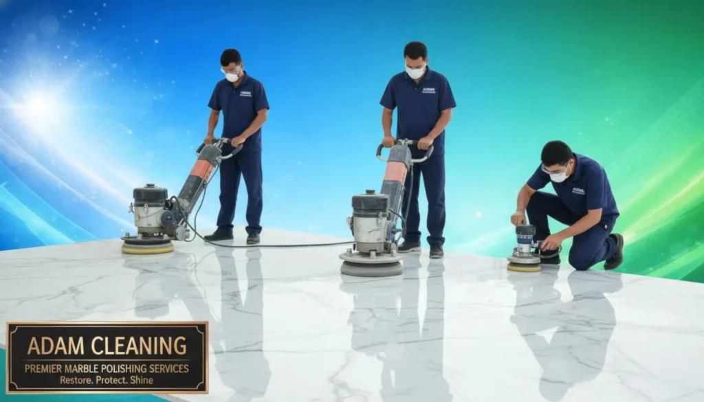 جلي رخام في أم القيوين