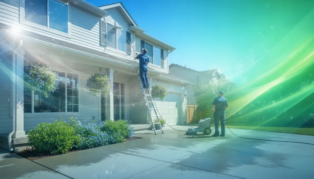 تنظيف خارجي في أم القيوين