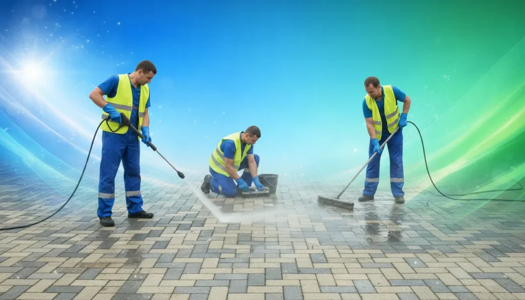 تنظيف انترلوك في الشارقة