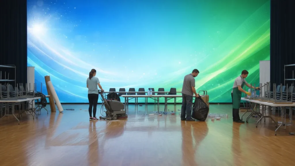 تنظيف بعد التشطيب 