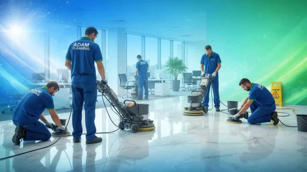 جلي رخام في أم القيوين