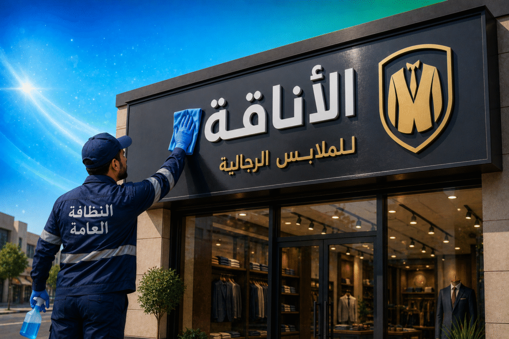 تنظيف اللوحات الإعلانية في دبي