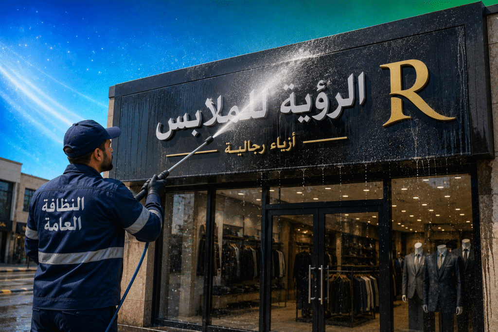 تنظيف اللوحات الإعلانية في دبي