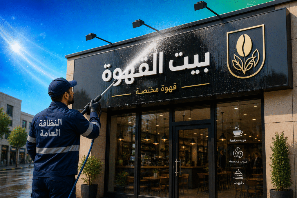 تنظيف اللوحات الإعلانية في دبي