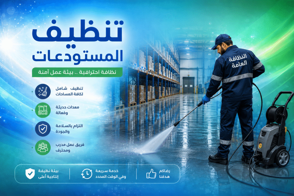 تنظيف مستودعات في دبي