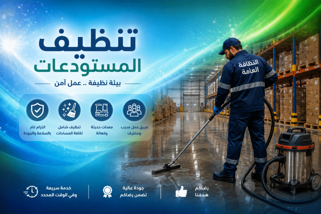 تنظيف مستودعات في دبي