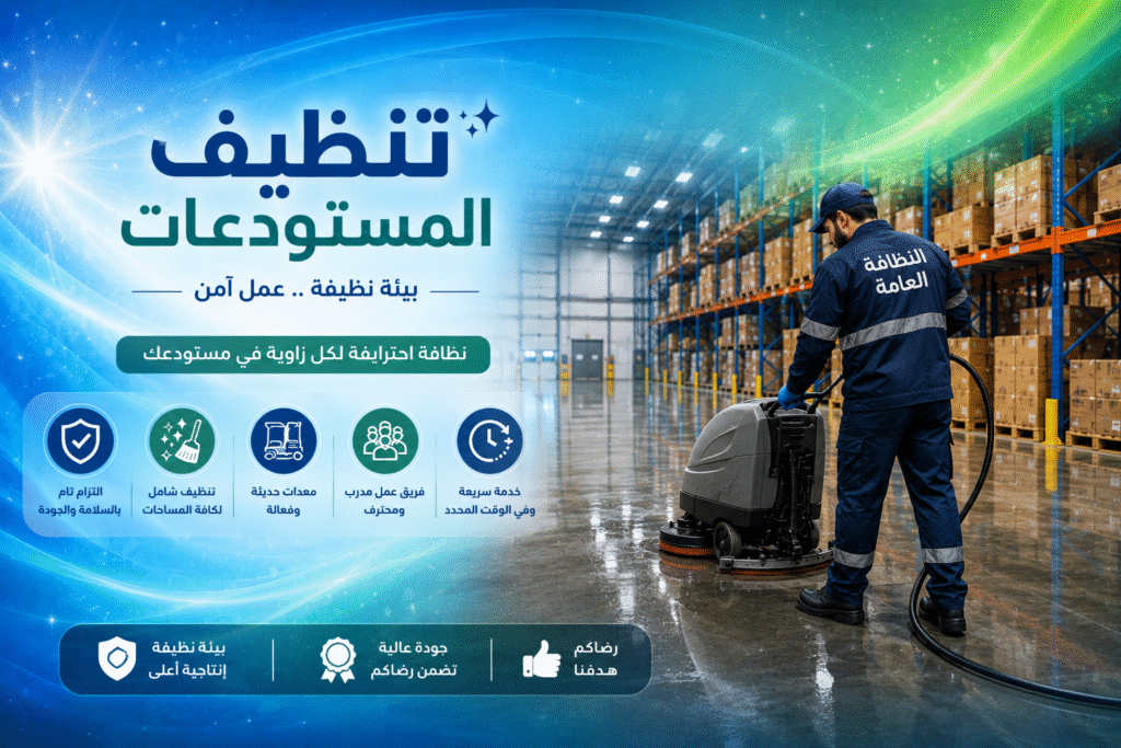 تنظيف مستودعات في دبي