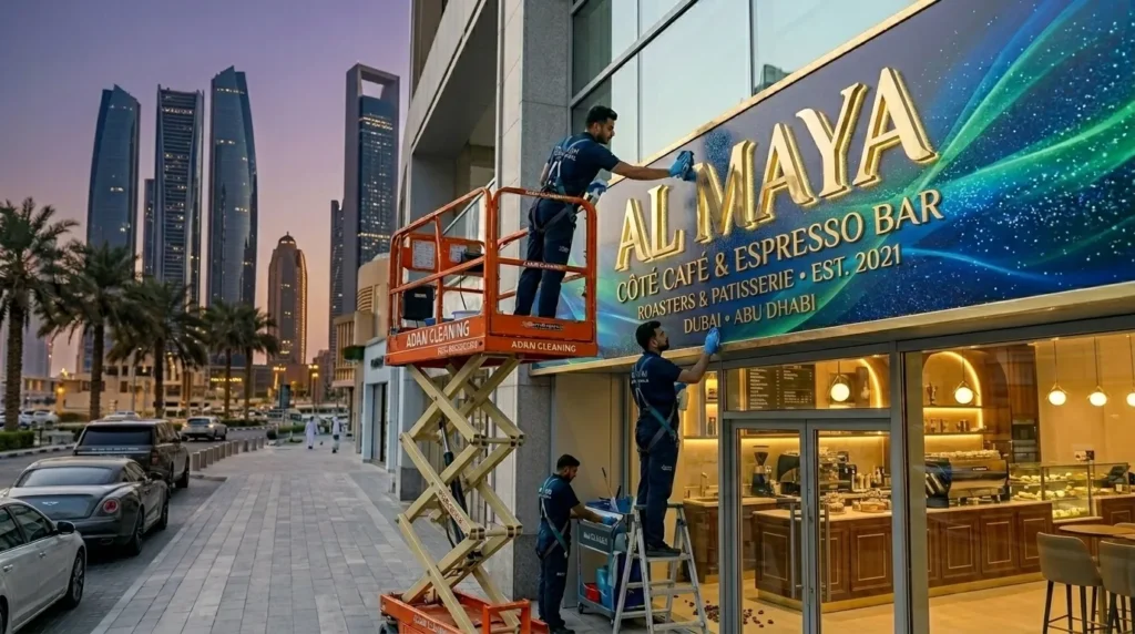 Signage Cleaning in Abu Dhabi