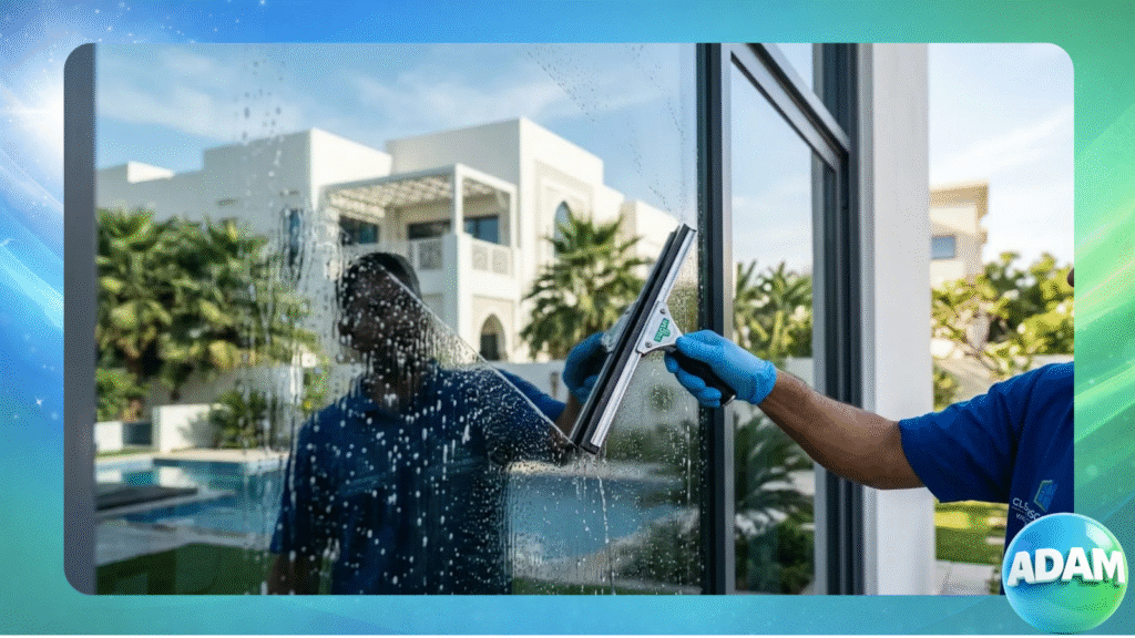 Exterior Glass Cleaning in Ajman
