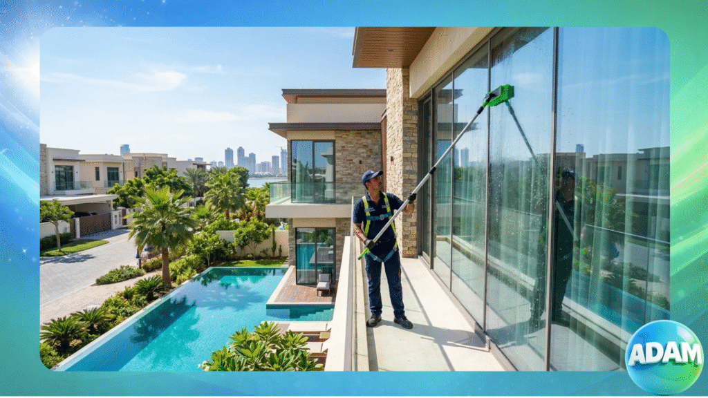 Exterior Glass Cleaning in Ajman
