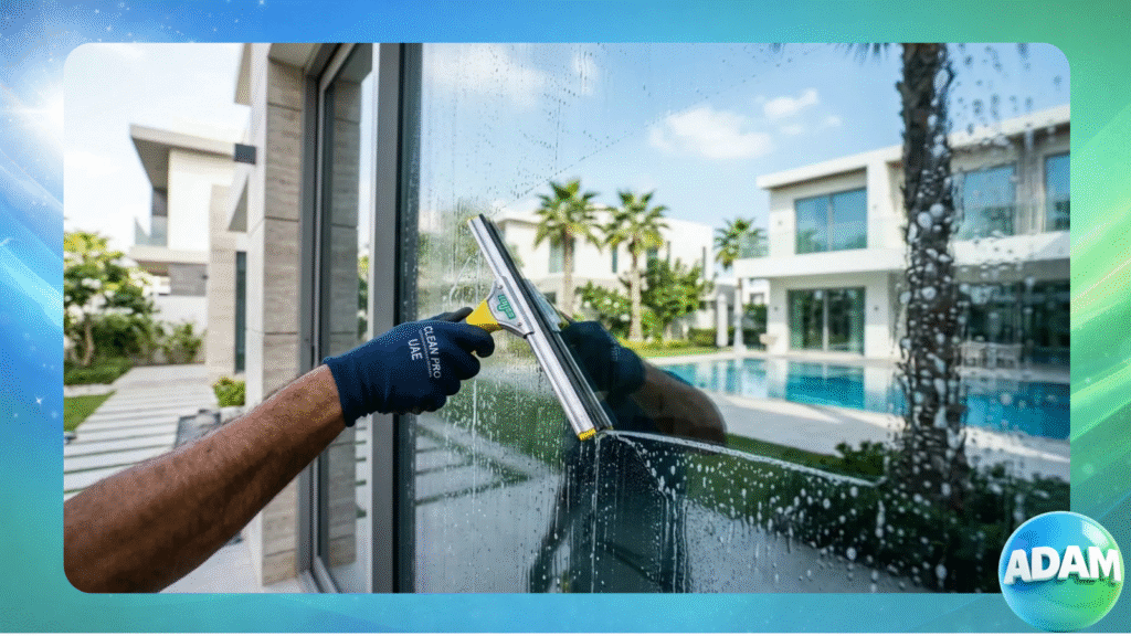 Exterior Glass Cleaning in Sharjah