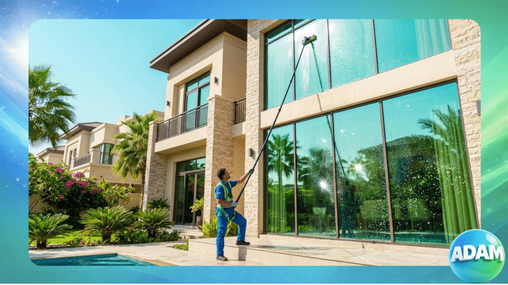 Exterior Glass Cleaning in Sharjah