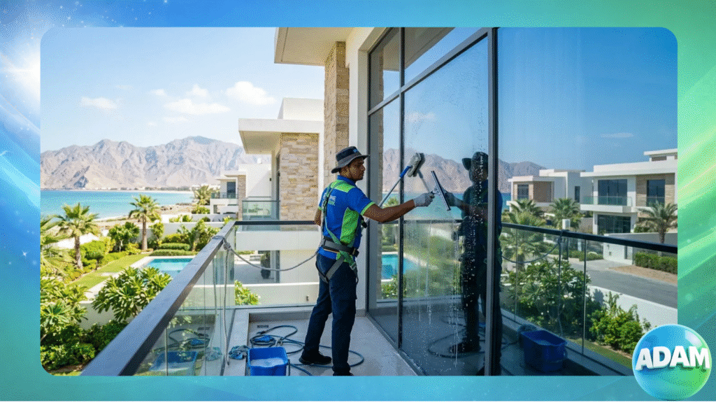 Exterior Glass Cleaning in Umm Al Quwain