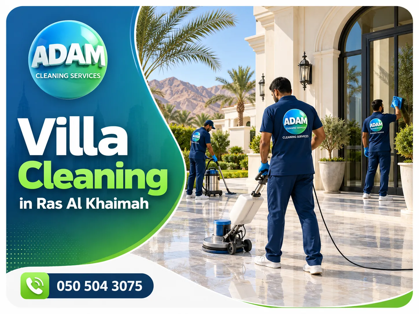 Professional Villa Cleaning in Ras Al Khaimah by Adam Cleaning Services