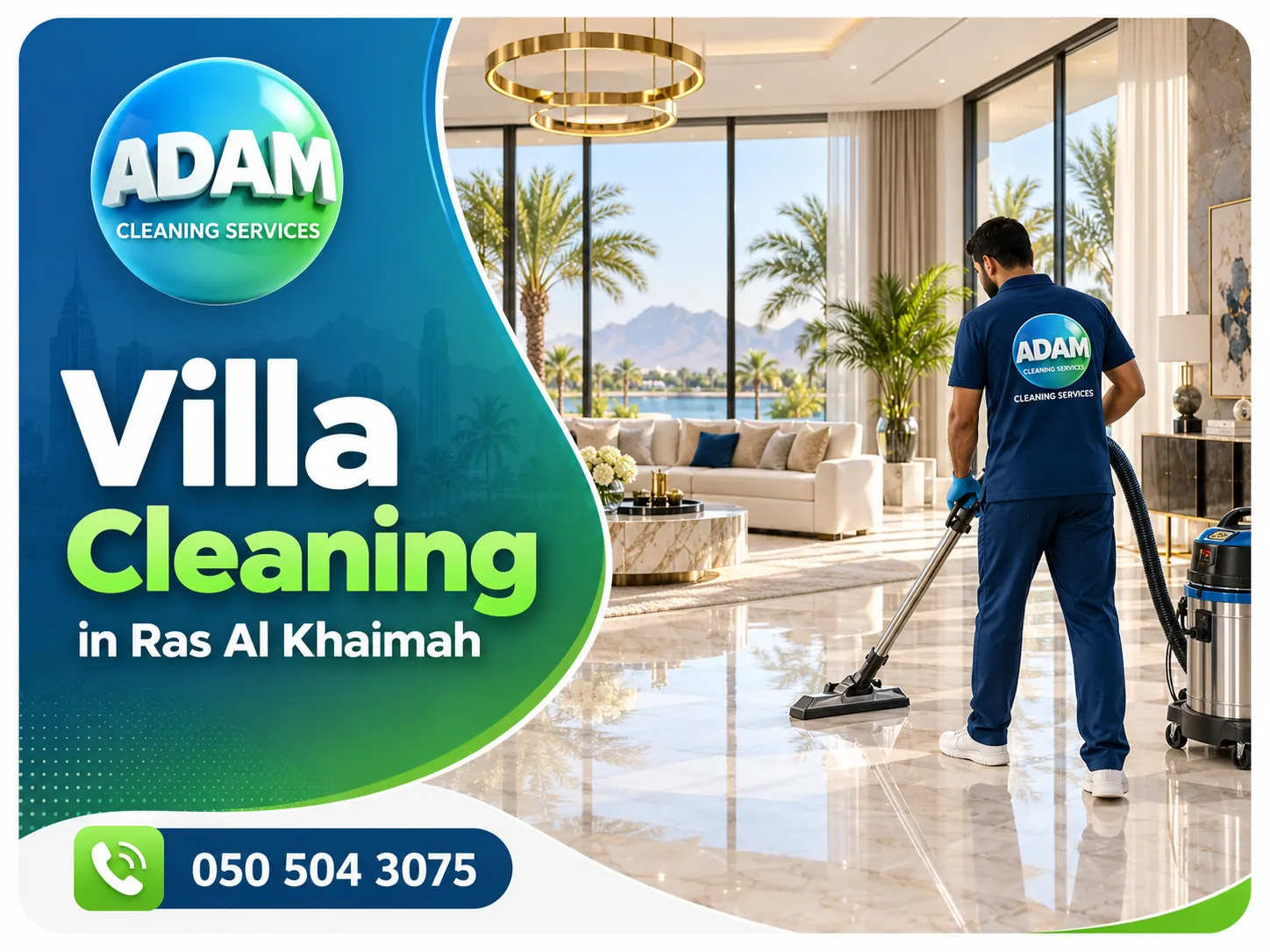 Villa Cleaning in Ras Al Khaimah for furnished and empty homes