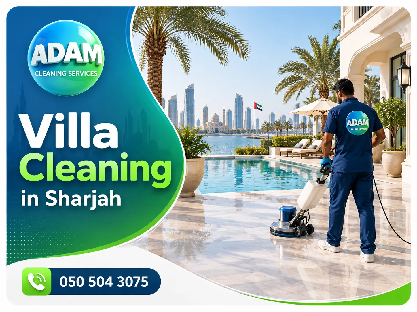 Villa Cleaning in Sharjah by Adam Cleaning Services